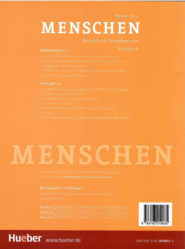 Menschen B1.1 book (Arbeitsbuch & Kursbuch)